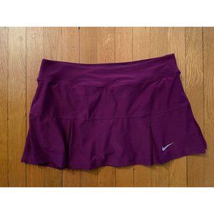 Nike Eggplant Tennis Pleated Skirt Ladies Large